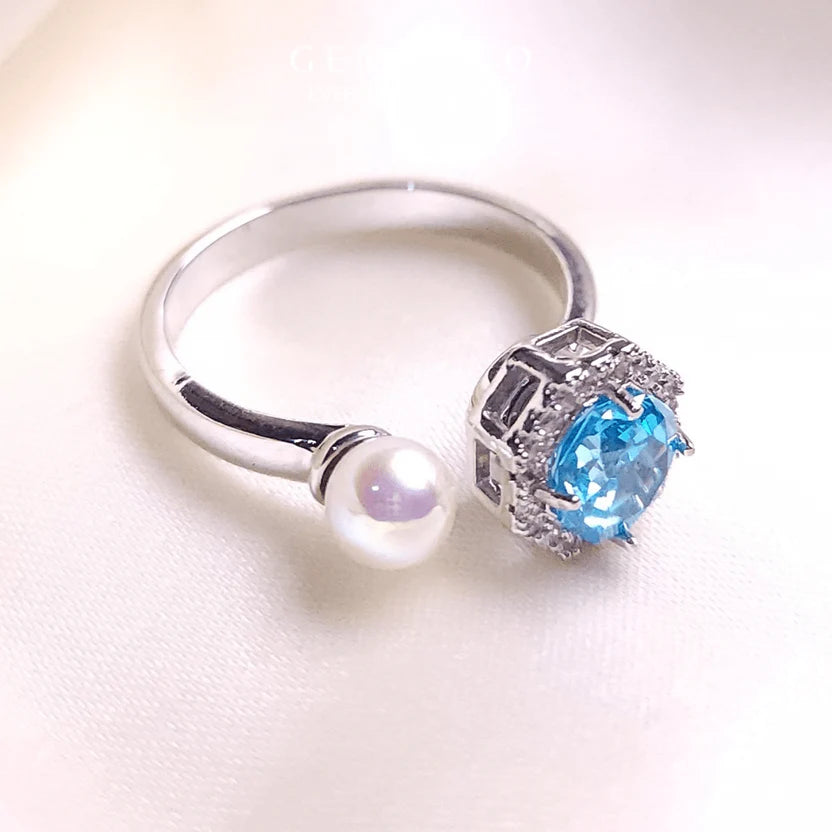 Ocean Glow Pearl Ring