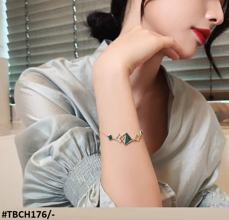 Adjustable Frame/Box Link Hand Bracelet