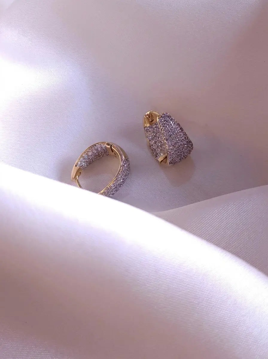 Golden Edge Hoops