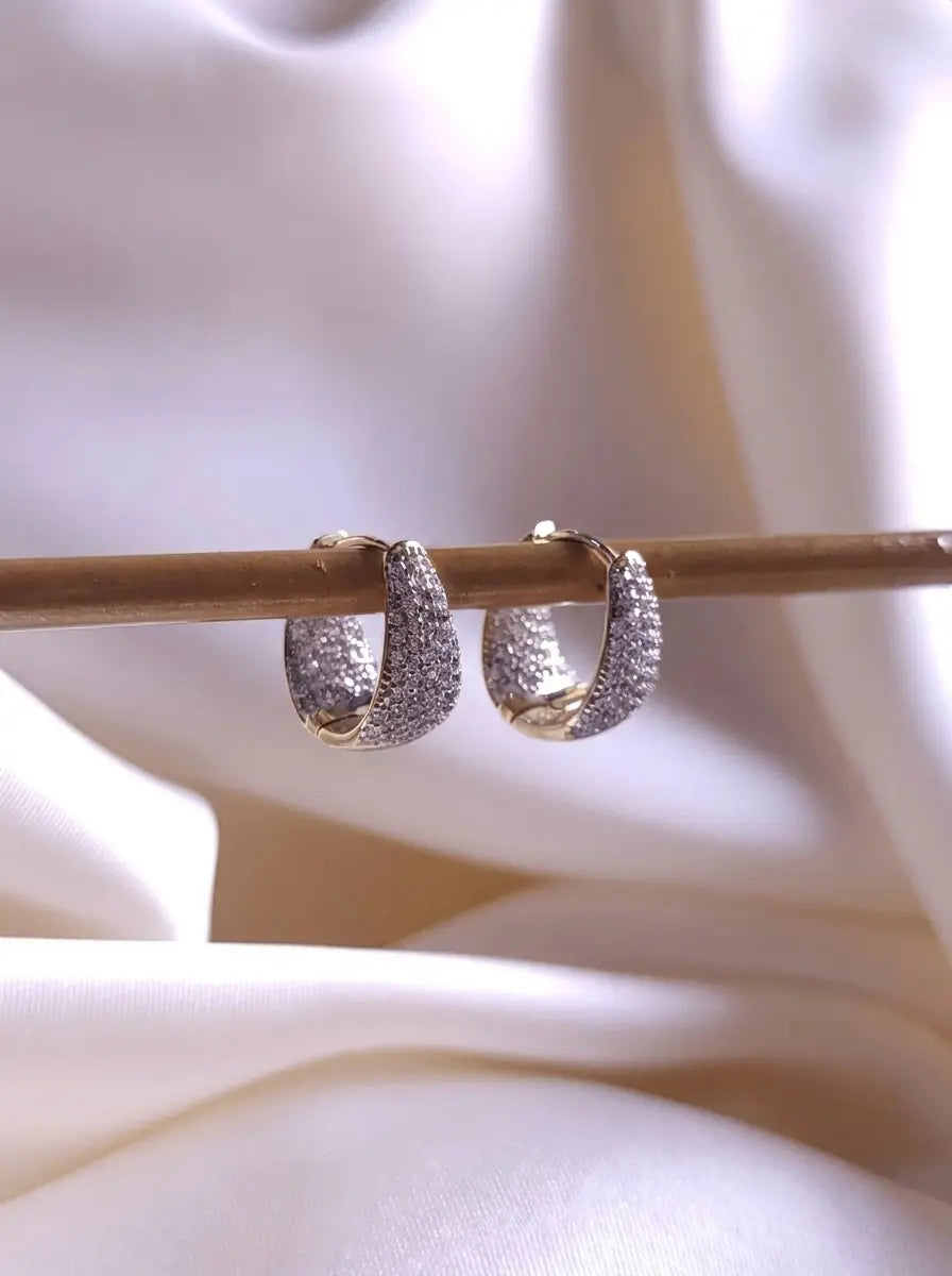 Golden Edge Hoops
