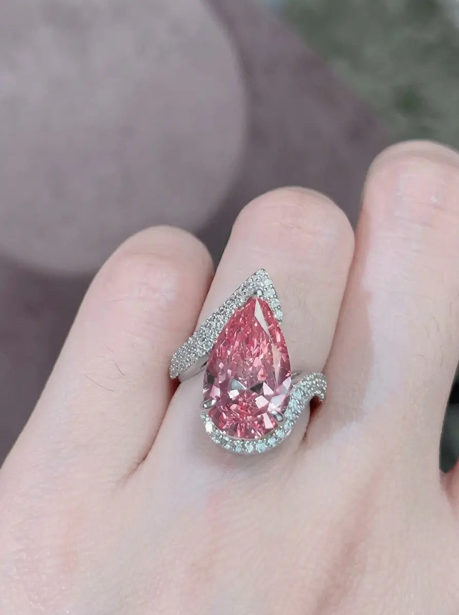 Pink whisper oval