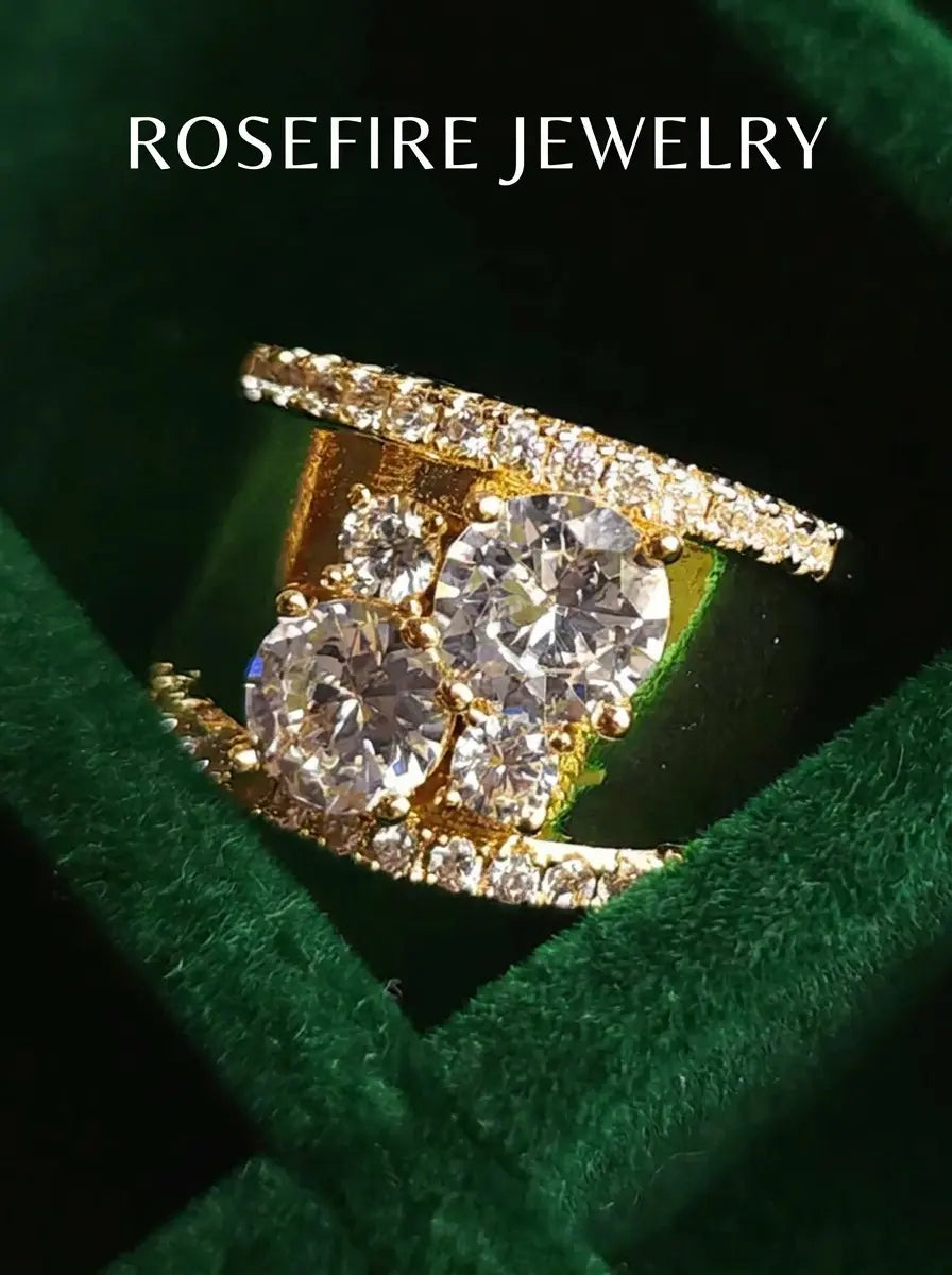 Luxe Prism Gold Ring