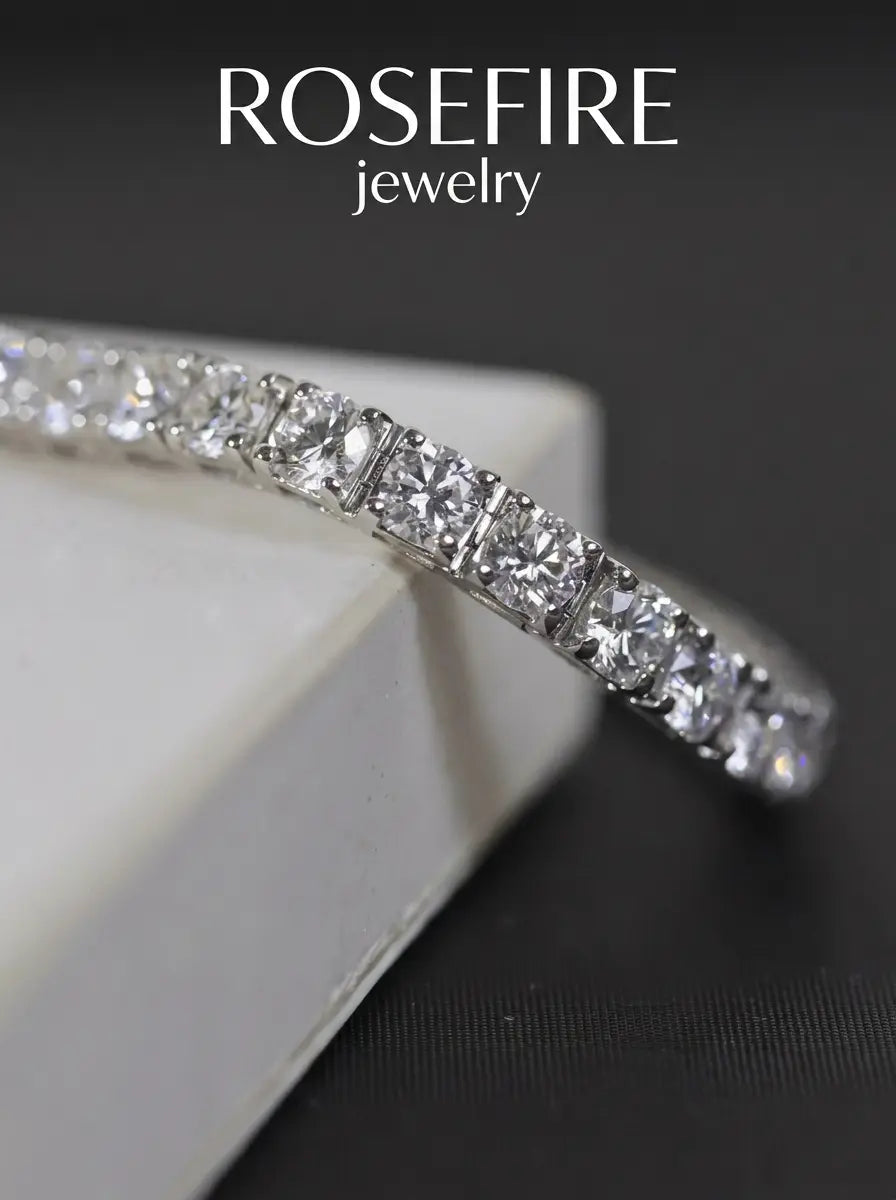 Timeless Glow Tennis Bracelet (Silver)