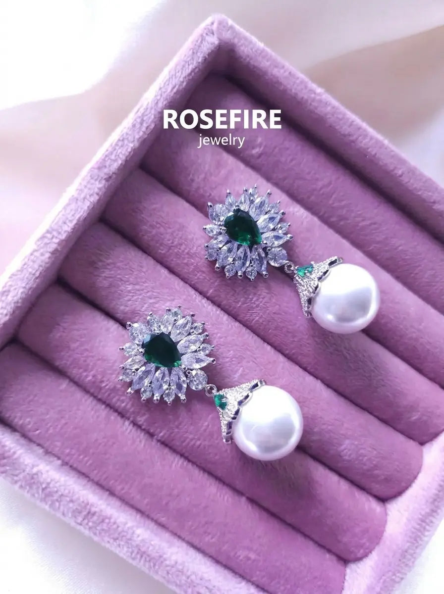 Emerald Pearl Droplet