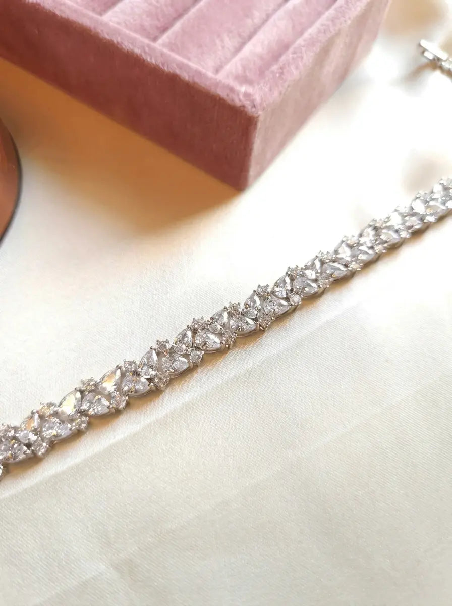 Crystal Cascade Bracelet