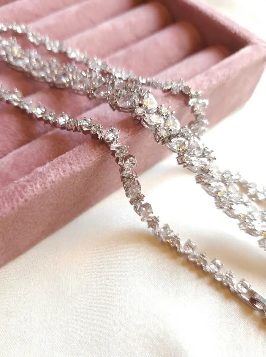 Crystal Cascade Bracelet