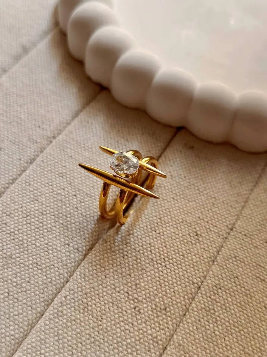 Luxe flow adjustable ring