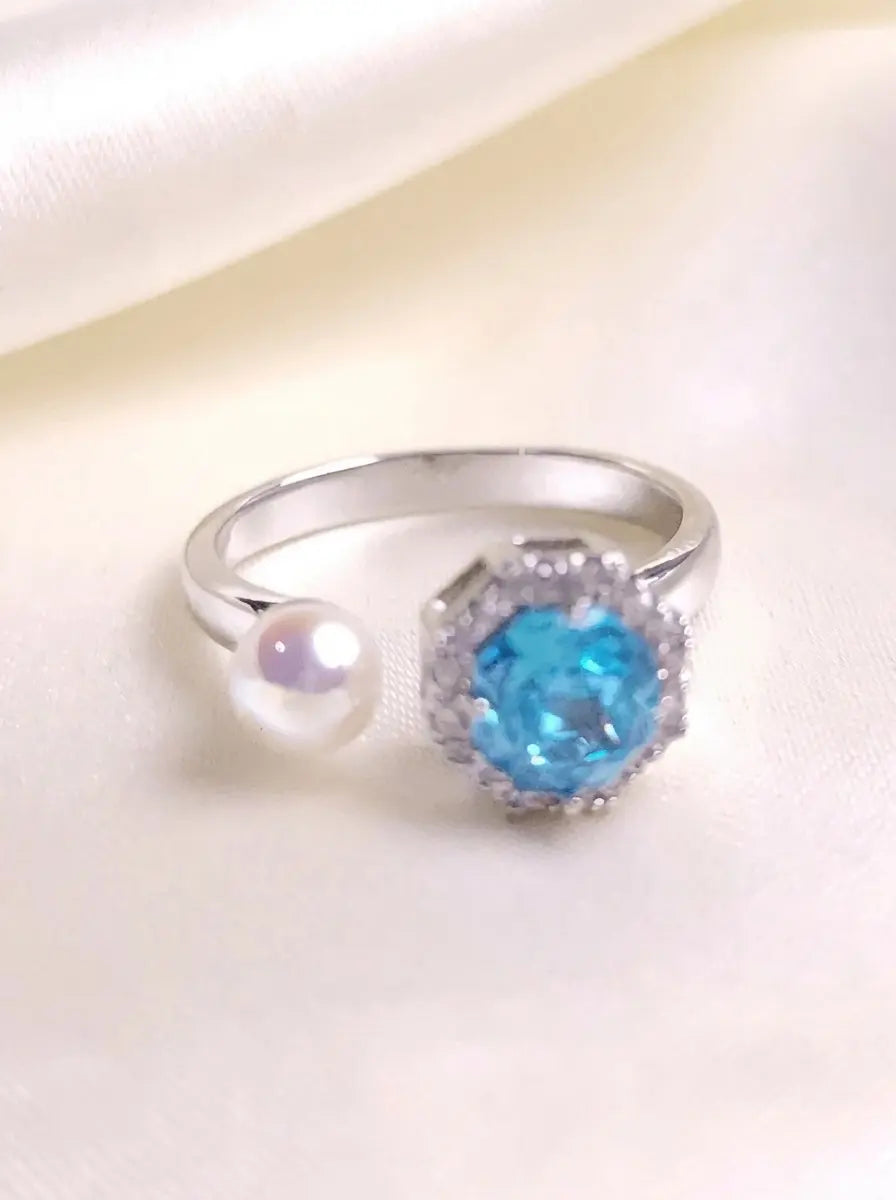 Ocean Glow Pearl Ring