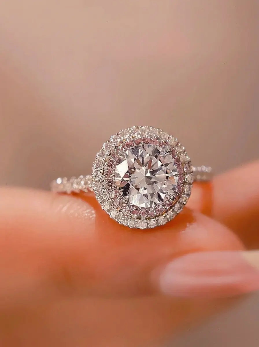Pink frost ring